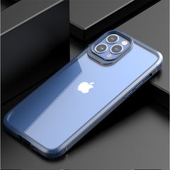 Husa Hibrid Defender MG Series pentru iPhone 14 Pro, Kaveny, Protectie Antisoc, Albastru