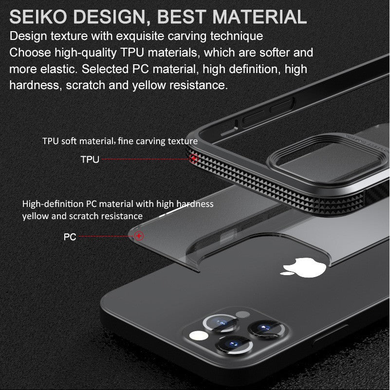 Husa Hibrid Defender MG Series pentru iPhone 14 Pro, Kaveny, Protectie Antisoc, Negru