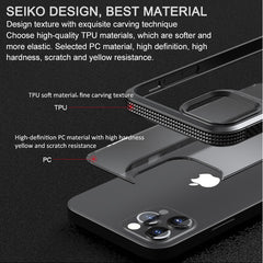 Husa Hibrid Defender MG Series pentru iPhone 14 Pro Max, Kaveny, Protectie Antisoc, Negru