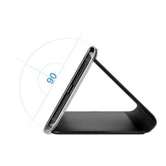 Husa Tip Carte, Kadeny, Compatibila cu Huawei Mate 10 Lite, Flip Cover Oglinda, Negru