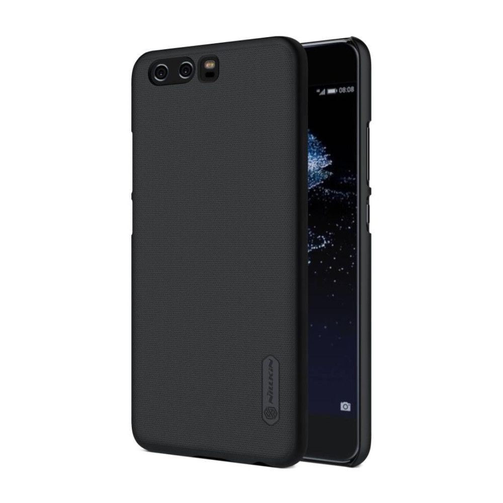 Husa Huawei P10 Plus Nillkin Super Frosted Negru + Folie de protectie