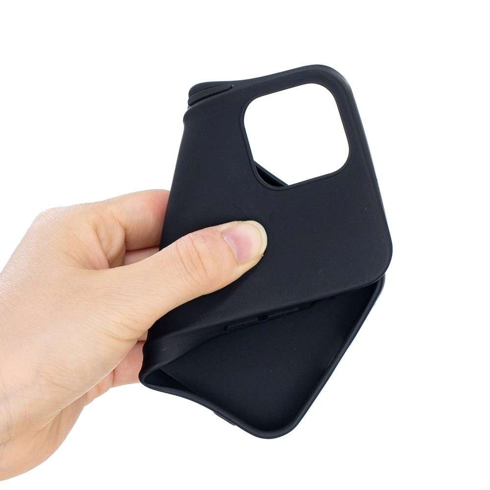 Husa de Protectie, Kaveny, pentru Apple iPhone XS, din TPU Mat, Flexibila, Negru