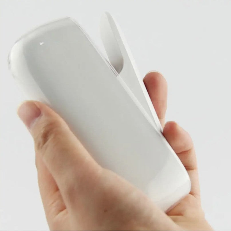 Husa Kaveny pentru IQOS 3.0 DUO, de Protectie, Anti Soc si Zgarieturi, din Silicon, 12 x 4.5 cm, Transparent