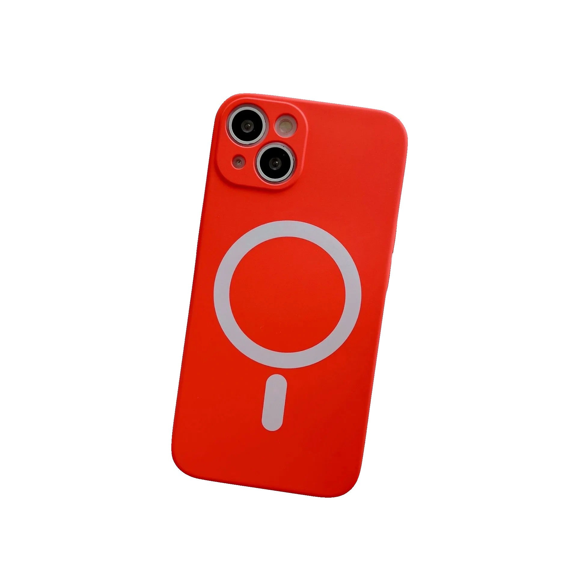 Husa MagSafe pentru Apple iPhone 11, Silicon, Protectie pentru camera, Magnetica, Incarcare Wireless,  Kaveny, Rosu