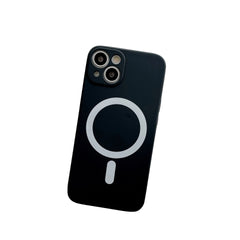 Husa MagSafe pentru Apple iPhone 13 Pro, Silicon, Protectie pentru camera, Magnetica, Incarcare Wireless,  Kaveny, Negru
