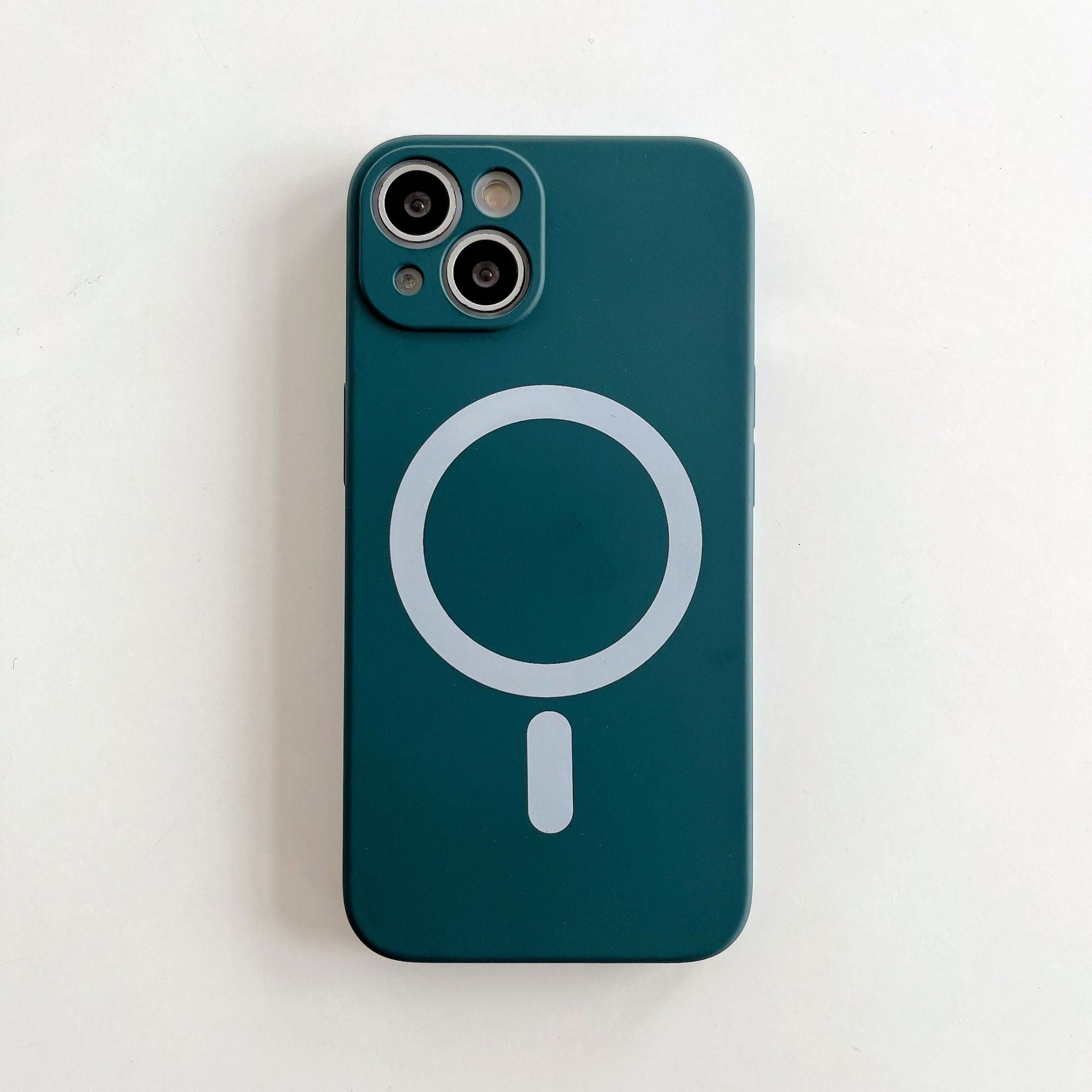 Husa MagSafe pentru Apple iPhone 11, Silicon, Protectie pentru camera, Magnetica, Incarcare Wireless,  Kaveny, Verde