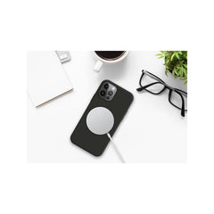 Husa protectie Kaveny pentru iPhone 13 Pro Mag Safe, 2 in 1 incarcare si magnet, Soft silicone, Verde