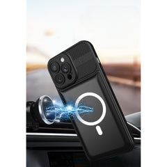 Husa pentru Apple iPhone 14 Pro Max MagSafe, Urban Armor, Kaveny, Negru, suport magnetic