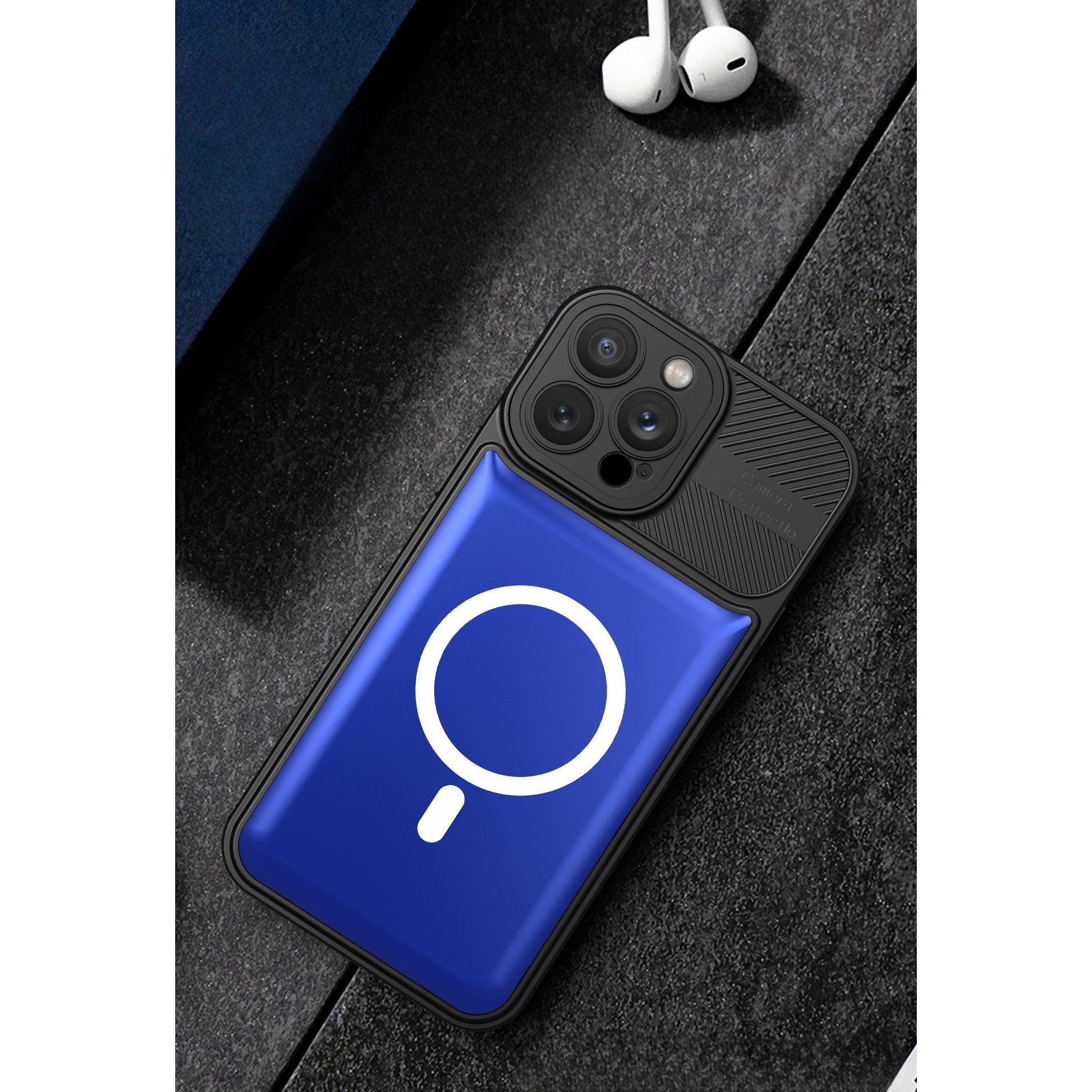 Husa pentru Apple iPhone 13 MagSafe, Urban Armor, Kaveny, Albastru, suport magnetic
