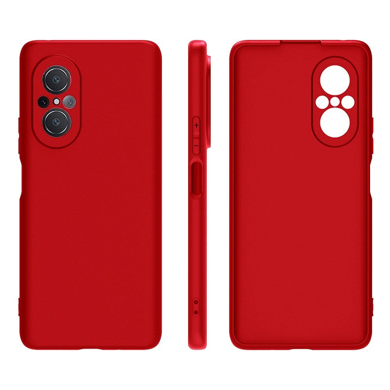 Husa Matte TPU pentru Huawei NOVA 9 SE, Kaveny, Silicon Slim, Protectie Antisoc, Rosu