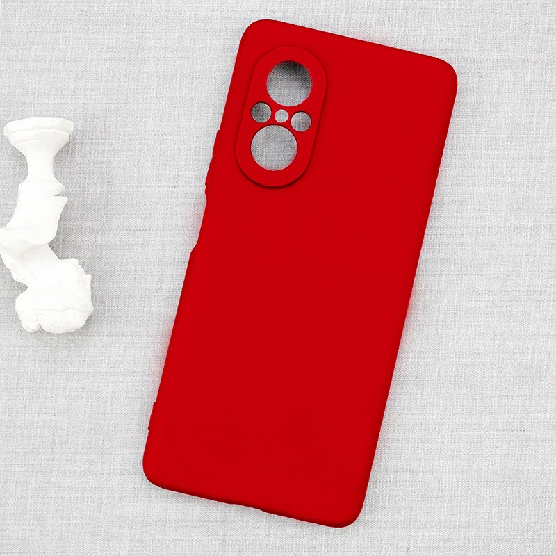 Husa Matte TPU pentru Huawei NOVA 9 SE, Kaveny, Silicon Slim, Protectie Antisoc, Rosu