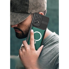 Husa pentru Apple iPhone 13 Pro MagSafe, Urban Armor, Kaveny, Verde inchis, suport magnetic
