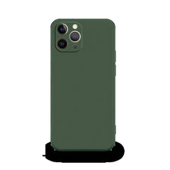Husa pentru Apple iPhone 14 Kaveny, Liquid Silicone, cu Microfibra pe interior, Protectie Antisoc, Dark Green, Verde inchis