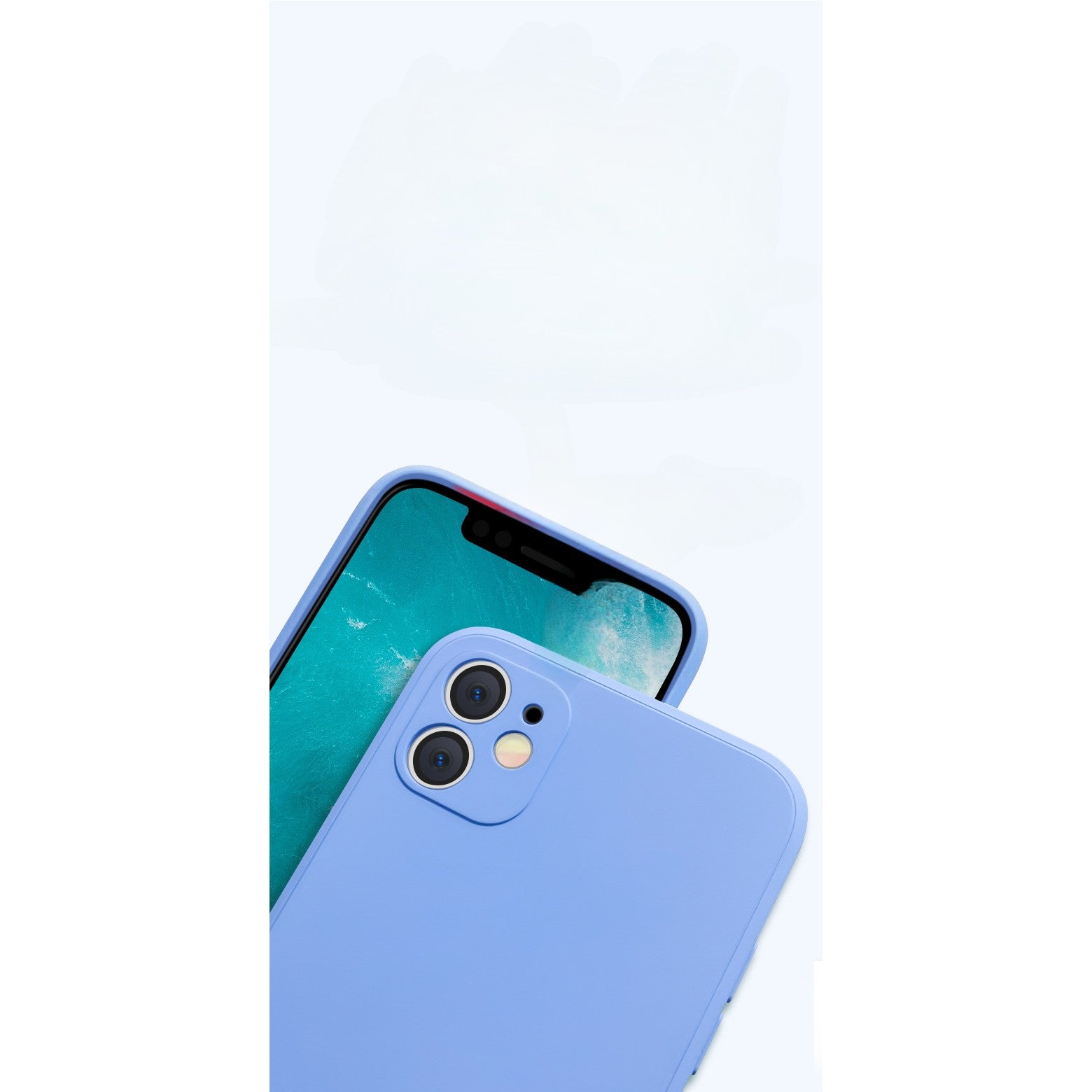 Husa pentru Apple iPhone 14 Kaveny, Liquid Silicone, cu Microfibra pe interior, Protectie Antisoc, Lilac Purple( Mov)