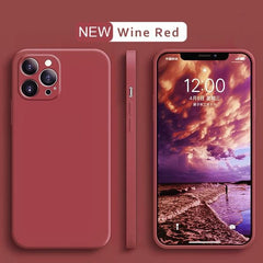 Husa pentru Apple iPhone 14 Pro Kaveny, Liquid Silicone, cu Microfibra pe interior, Protectie Antisoc, Wine red, Claret