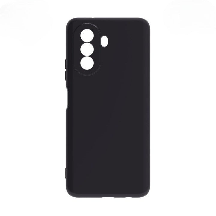Husa pentru Huawei Huawei Y90, Kaveny, Liquid Silicone, cu Microfibra pe interior, Protectie Antisoc, Negru