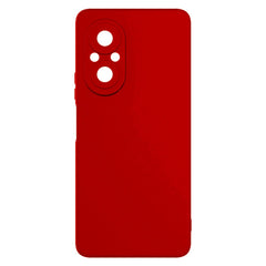 Husa pentru Huawei NOVA 9 SE, Kaveny, Liquid Silicone, cu Microfibra pe interior, Protectie Antisoc, Rosu