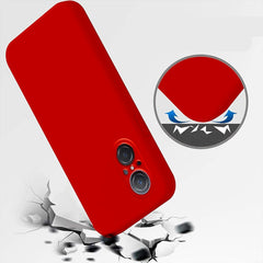 Husa pentru Huawei NOVA 9 SE, Kaveny, Liquid Silicone, cu Microfibra pe interior, Protectie Antisoc, Rosu