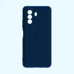 Husa pentru Huawei NOVA Y70, Kaveny, Liquid Silicone, cu Microfibra pe interior, Protectie Antisoc, Navy Blue