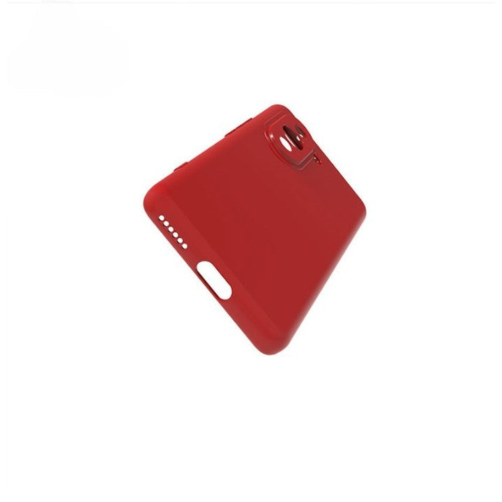 Husa pentru Huawei NOVA Y70, Kaveny, Liquid Silicone, cu Microfibra pe interior, Protectie Antisoc, Rosu