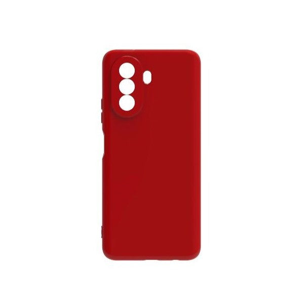 Husa pentru Huawei NOVA Y70, Kaveny, Liquid Silicone, cu Microfibra pe interior, Protectie Antisoc, Rosu
