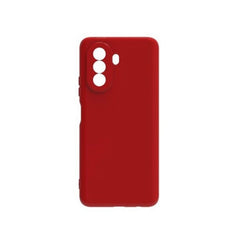 Husa pentru Huawei Y90, Kaveny, Liquid Silicone, cu Microfibra pe interior, Protectie Antisoc, Rosu