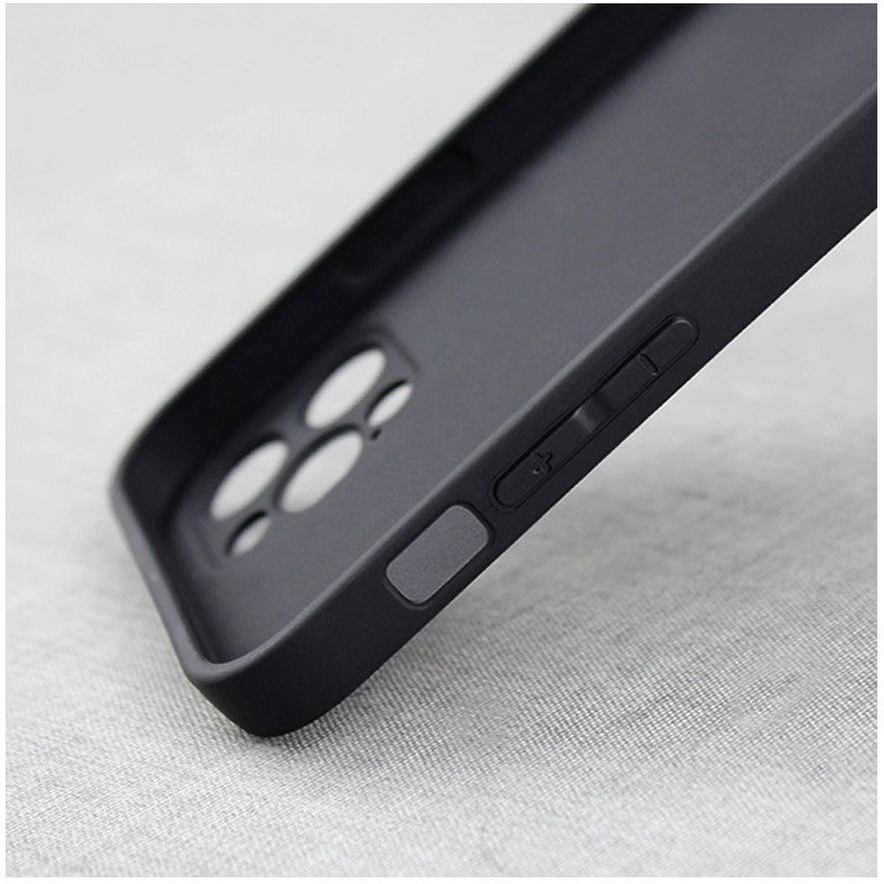 Husa pentru Samsung Galaxy A13 4G, Kaveny, Liquid Silicone, cu Microfibra pe interior, Protectie Antisoc, Negru