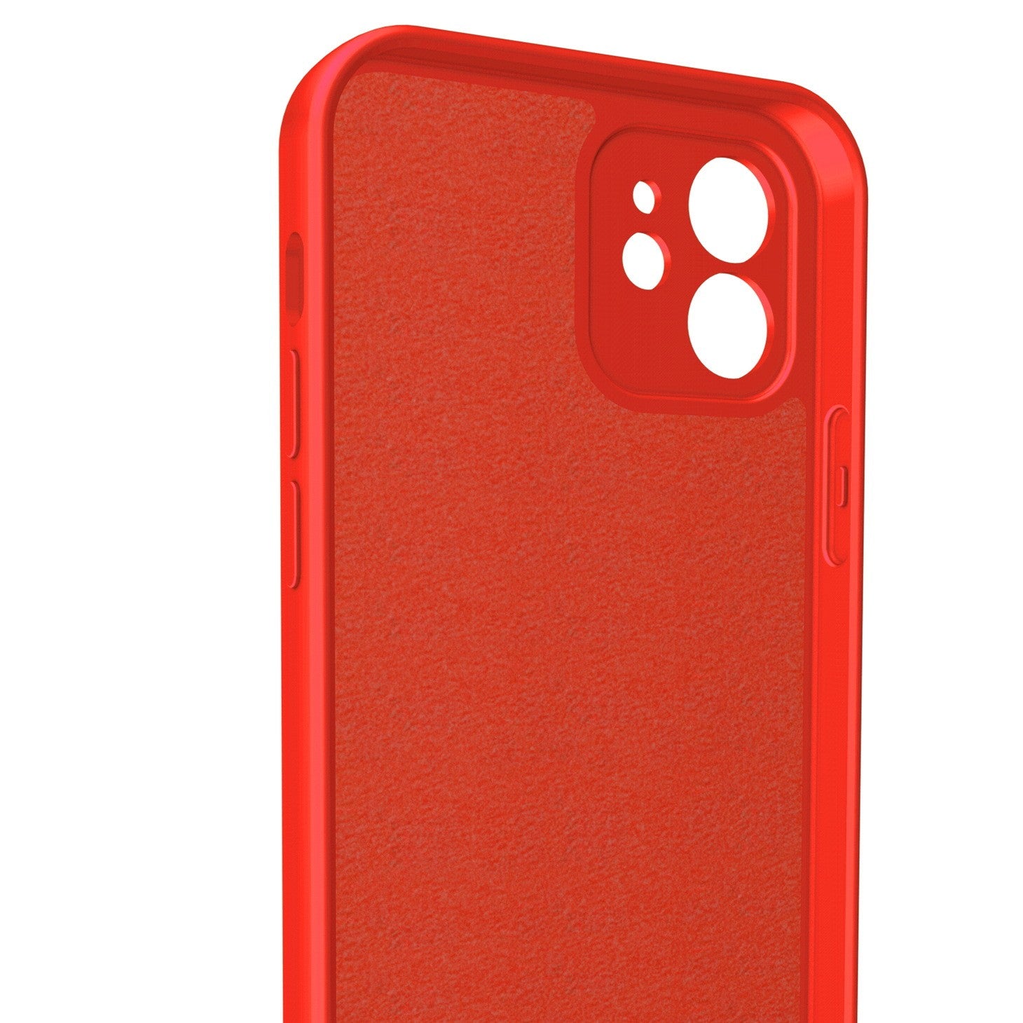 Husa pentru Samsung Galaxy A13 4G, Kaveny, Liquid Silicone, cu Microfibra pe interior, Protectie Antisoc, Rosu