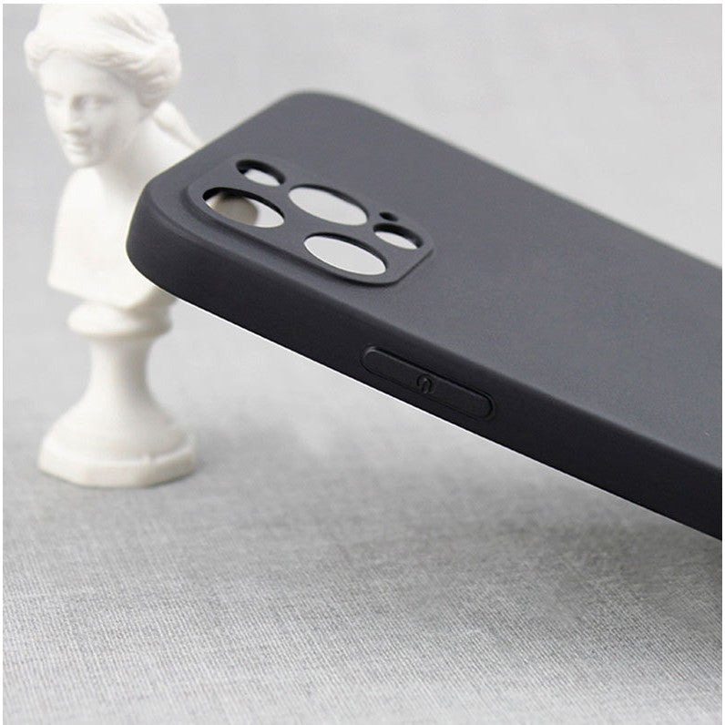 Husa pentru Samsung Galaxy A13 5G, Kaveny, Liquid Silicone, cu Microfibra pe interior, Protectie Antisoc, Negru