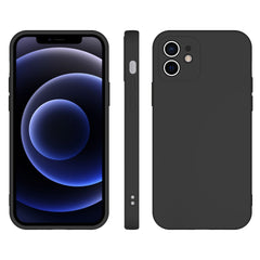 Husa pentru Samsung Galaxy A13 5G, Kaveny, Liquid Silicone, cu Microfibra pe interior, Protectie Antisoc, Negru