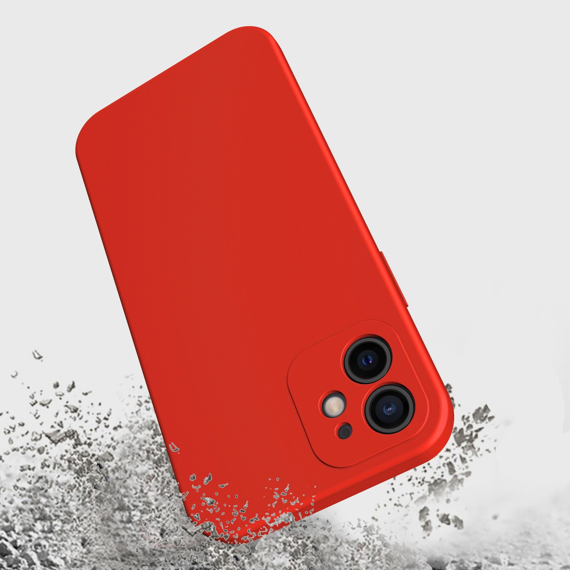 Husa pentru Samsung Galaxy S22 Plus, Kaveny, Liquid Silicone, cu Microfibra pe interior, Protectie Antisoc, Rosu