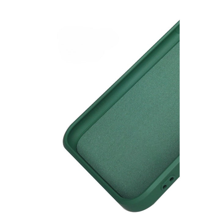 Husa pentru Samsung Galaxy S22 Plus, Kaveny, Liquid Silicone, cu Microfibra pe interior, Protectie Antisoc, Verde inchis