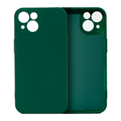 Husa pentru Samsung Galaxy S22 Ultra, Kaveny, Liquid Silicone, cu Microfibra pe interior, Protectie Antisoc, Verde inchis