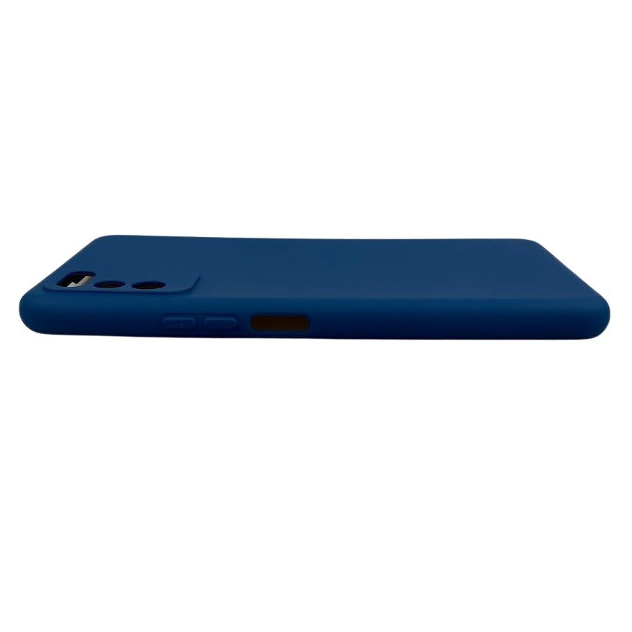 Husa protectie compatibila cu Huawei Enjoy Z Liquid Silicone Case Albastru inchis