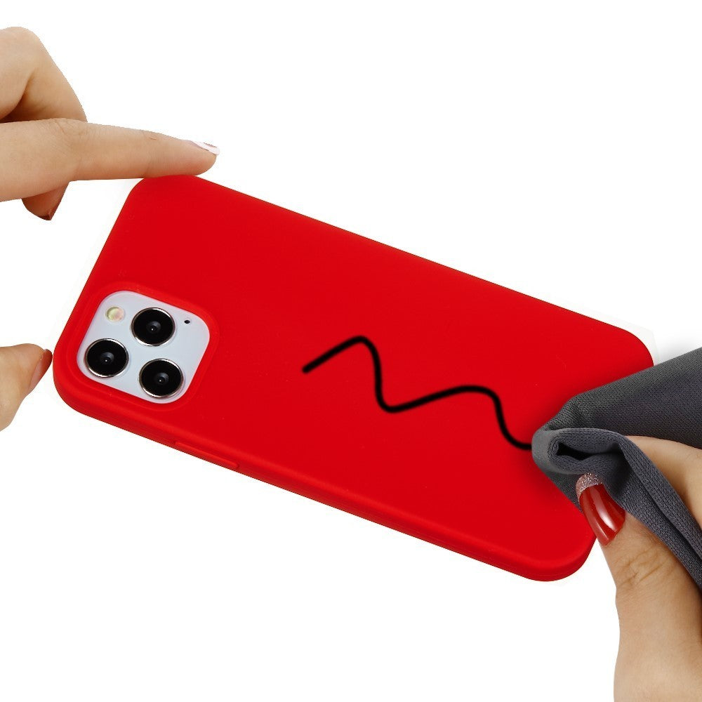 Husa protectie compatibila cu Huawei Nova 5T Liquid Silicone Case Rosu