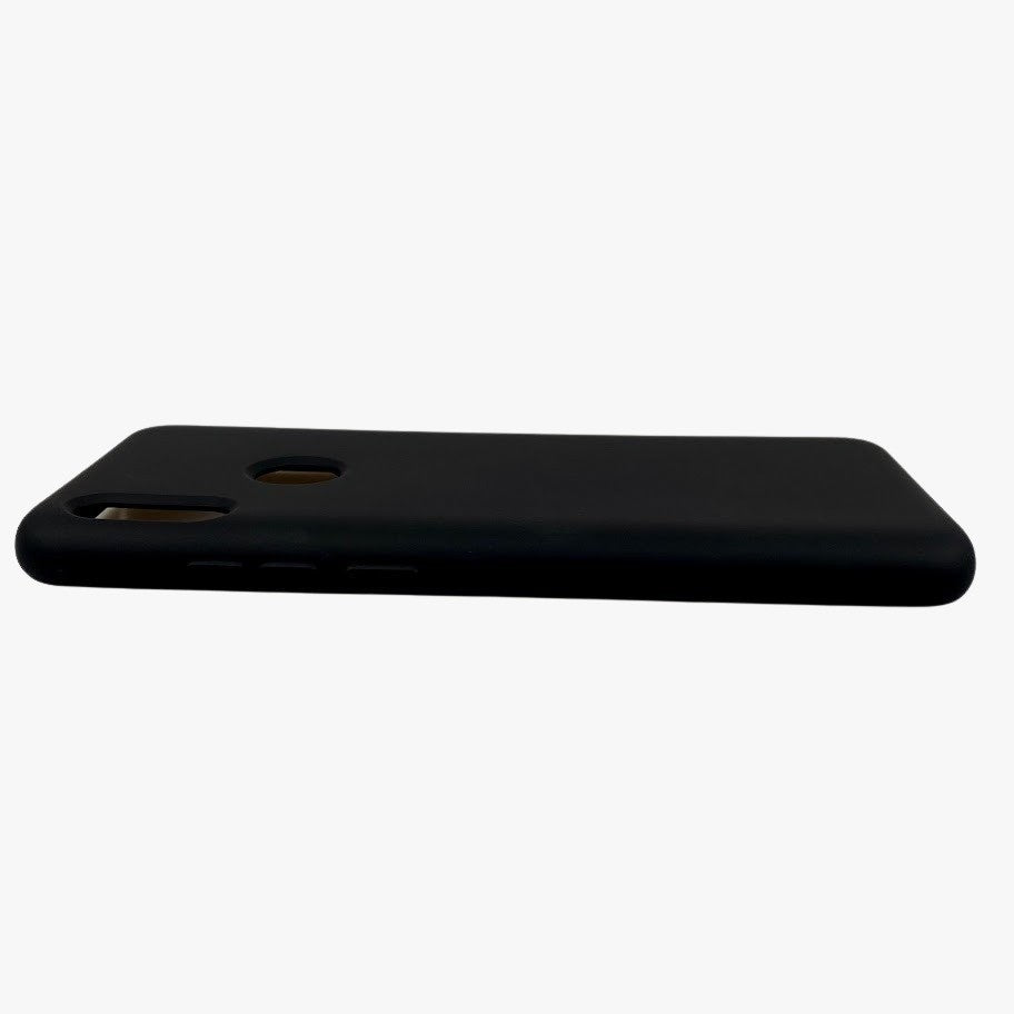 Husa protectie compatibila cu Huawei Y5 2019 Liquid Silicone Case Negru