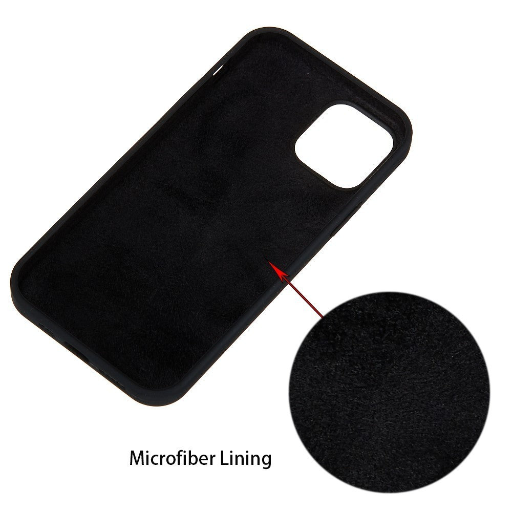 Husa protectie compatibila cu Huawei Y5 2019 Liquid Silicone Case Negru