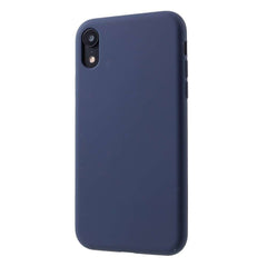 Husa protectie compatibila cu Samsung A71 Liquid Silicone Case Albastru inchis