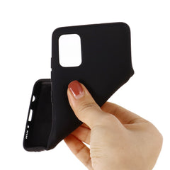 Husa protectie compatibila cu Samsung A71 Liquid Silicone Case Negru