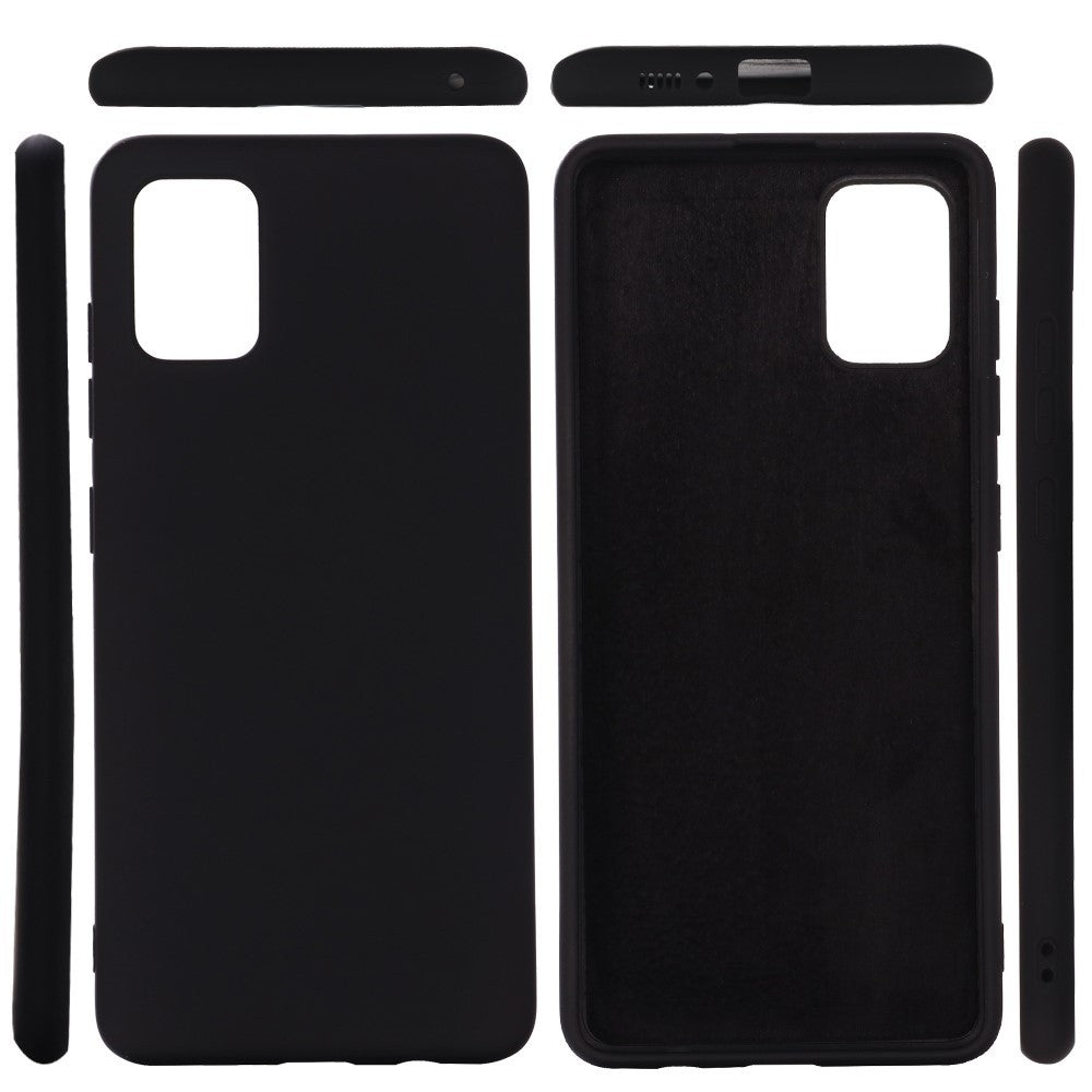 Husa protectie compatibila cu Samsung S10 Lite Liquid Silicone Case Negru