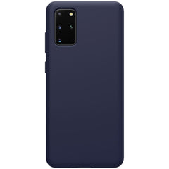 Husa protectie compatibila cu Samsung S20 Liquid Silicone Case Albastru inchis