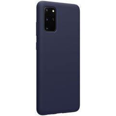 Husa protectie compatibila cu Samsung S20 Liquid Silicone Case Albastru inchis