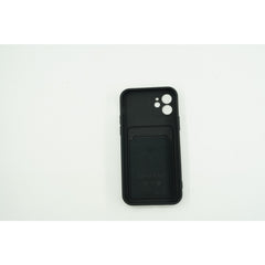 Husa protectie cu suport card compatibila cu Samsung A72 Negru
