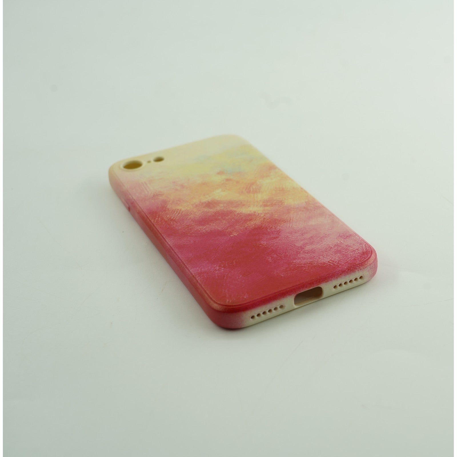 Husa protectie Kaveny compatibila cu Apple iPhone 11 Pro Tpu Ombre, Roz/Galben