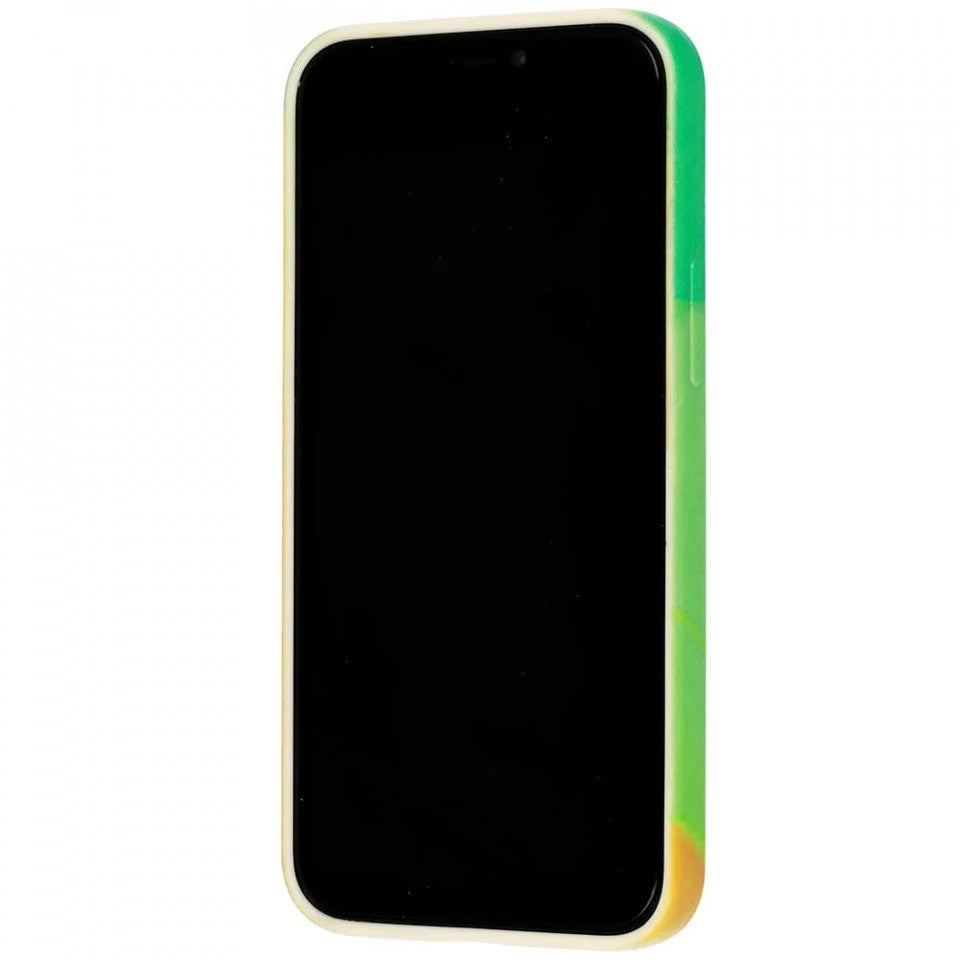 Husa protectie Kaveny compatibila cu Apple iPhone 11 Pro Tpu Ombre, Verde/Portocaliu