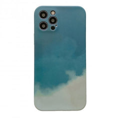 Husa protectie Kaveny compatibila cu Apple iPhone 11 Tpu Ombre, Verde/Alb