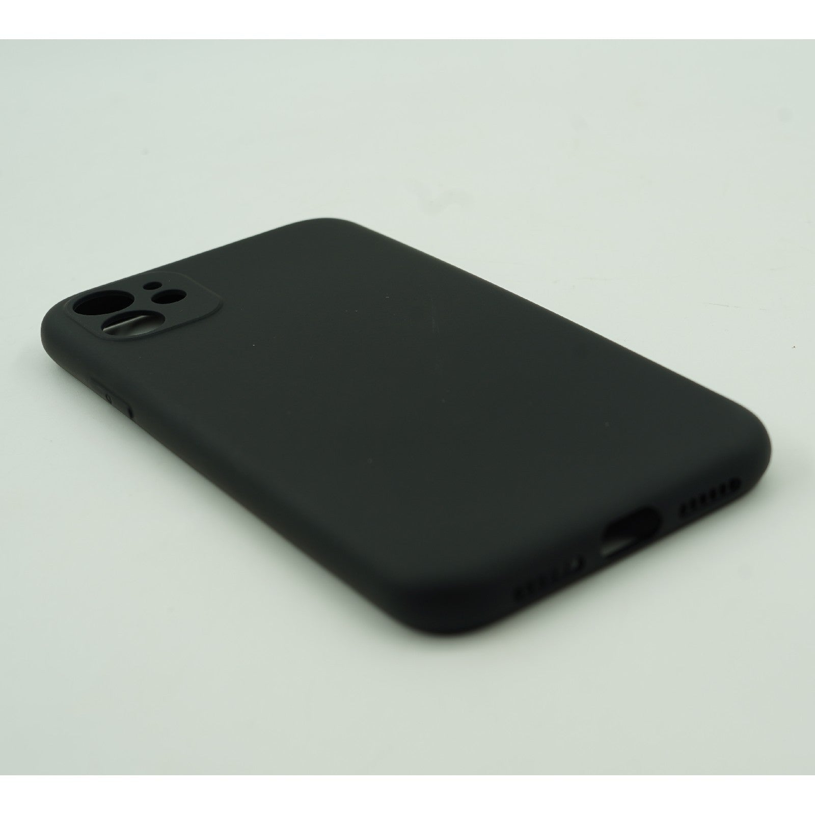 Husa protectie Kaveny compatibila cu Apple iPhone 12 Liquid Silicone Case Negru