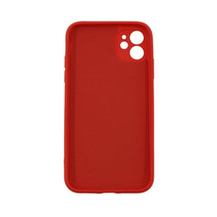Husa protectie Kaveny compatibila cu Apple iPhone 12 Liquid Silicone Case Rosu