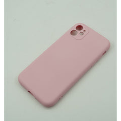 Husa protectie Kaveny compatibila cu Apple iPhone 12 Liquid Silicone Case Roz