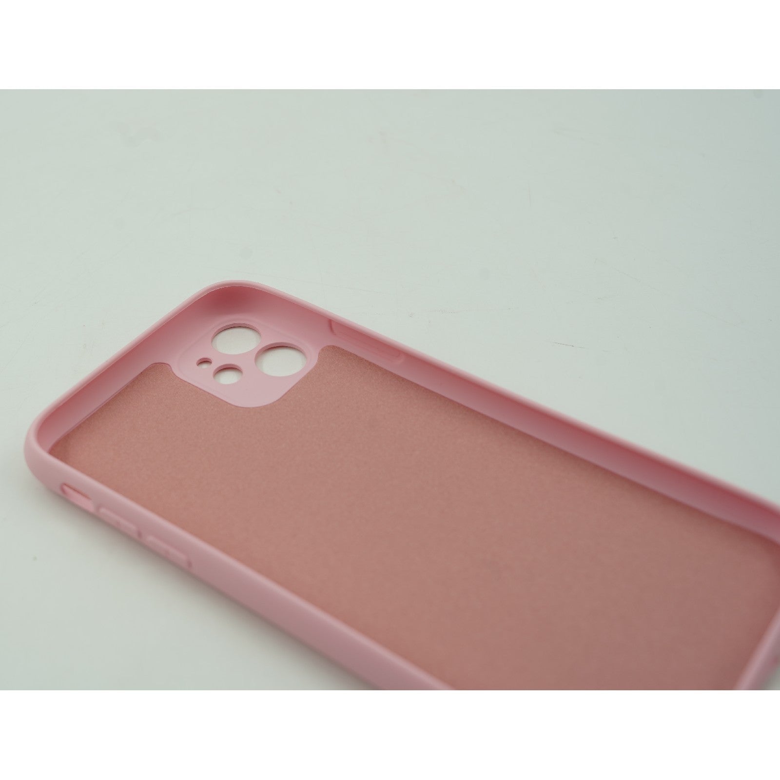 Husa protectie Kaveny compatibila cu Apple iPhone 12 Liquid Silicone Case Roz